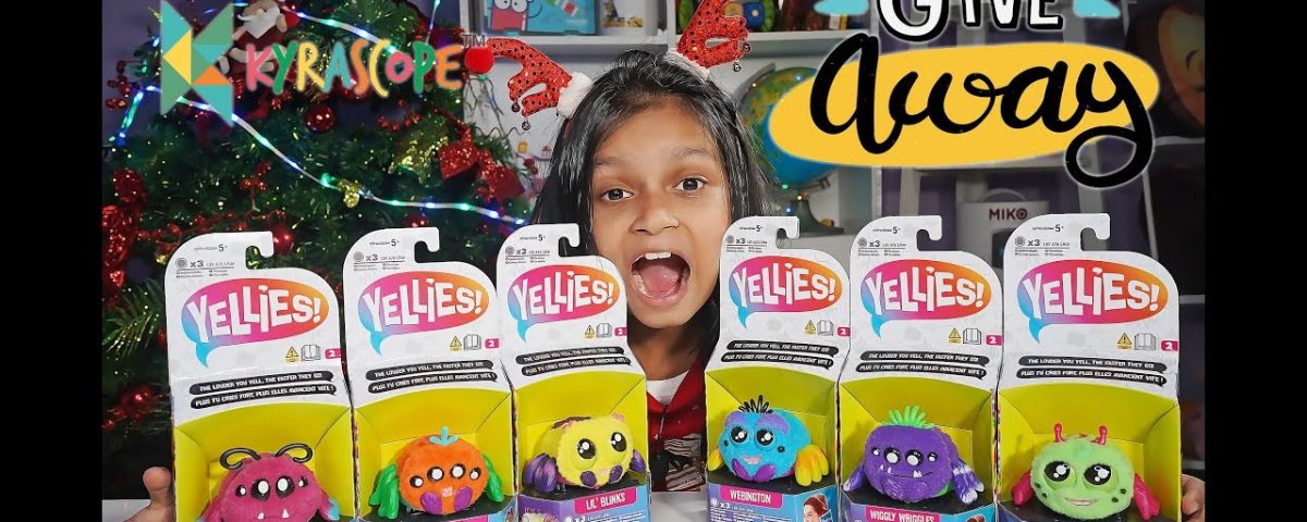 Kyra's Yellies spider Surprise : Launch Unboxing and Giveaway