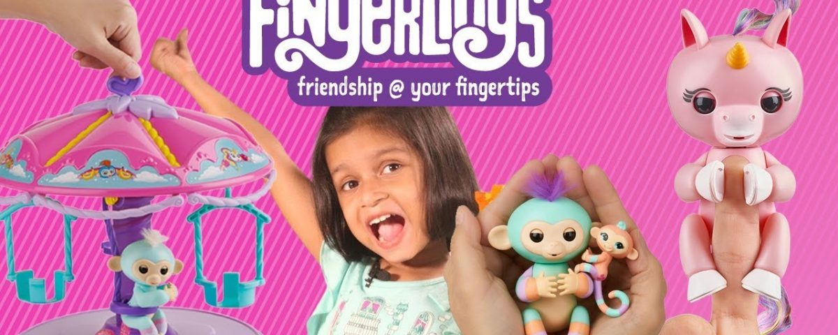 Wowwee fingerlings - make them sing, blink, burp and fart twirl a whirl playset Kyrascope